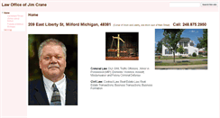 Desktop Screenshot of jimcranelaw.com